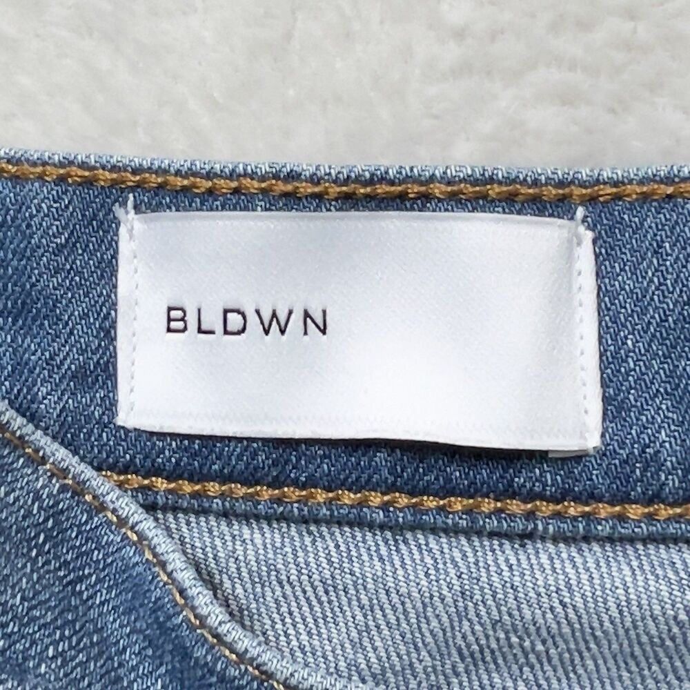 BLDWN Modern Slim Leg Jeans Mens Sz 31x32 Light Wash Button Fly - Picture 5 of 13